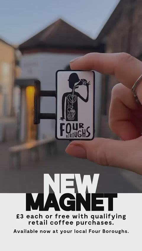 Light up Four Boroughs Fridge Magnet